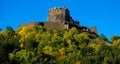 The castle ruin Murol in the Auvergne Royalty Free Stock Photo