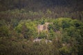 Castle, ruin, Valdek, stone, forest Royalty Free Stock Photo