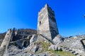 castle ruine hinterhaus near spitz Royalty Free Stock Photo