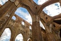 Castle ruins against blue sky in Tartu, Estonia Royalty Free Stock Photo