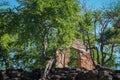 Castle ruins of ancient stone Royalty Free Stock Photo