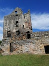 Castle ruins in beautiful scotland