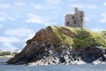 Castle ruins on the cliff Royalty Free Stock Photo