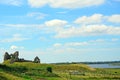 Castle ruins, Clonmacnoise, Ireland Royalty Free Stock Photo