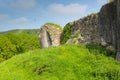 Castle ruins Corfe Dorset England Purbeck Hills