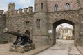 Castle ruins. Entrance Arch. Macroom. Ireland Royalty Free Stock Photo