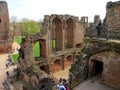 Castle ruins, Kenilworth, Warwickshire. Royalty Free Stock Photo