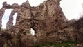 Castle ruins of the knights of Templar the oldest in Transcarpathia