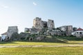 Castle ruins in Levice city, Slovakia, ancient architecture