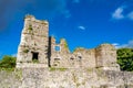 The castle ruins in Manorhamilton, erected in 1634 by Sir Frederick Hamilton - County Leitrim, Ireland Royalty Free Stock Photo