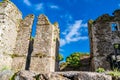 The castle ruins in Manorhamilton, erected in 1634 by Sir Frederick Hamilton - County Leitrim, Ireland Royalty Free Stock Photo