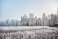 castle ruins in the morning sun Royalty Free Stock Photo