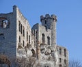 Castle ruins in Ogrodzieniec, Poland Royalty Free Stock Photo