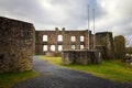 Castle ruins Ulmen with the castle walls and castle windows Royalty Free Stock Photo