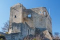 Castle ruins in Vaison-la-Romaine medieval village