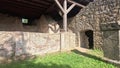 Castle ruins with well-restored walls and mysterious nooks and crannies