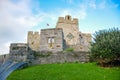 The Castle Rushen in the Isle of Man Royalty Free Stock Photo