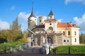 The castle of the Russian Emperor Paul I - Mariental on a sunny October day. Pavlovsk