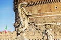 Castle of Saint Angel in Rome Royalty Free Stock Photo