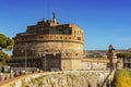 Castle of Saint Angel in Rome Royalty Free Stock Photo
