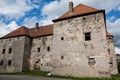 The Castle of Saint Miklos is built at the turn of the 14th and 15th centuries, Transcarpathian region Royalty Free Stock Photo