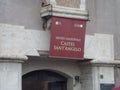 Castle of San Angelo entrance. Rome, Italy.