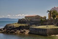 Castle of San Carlos built to defend the coast from pirates. Concept architecture, defense, coast, castle, medieval