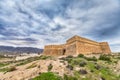 Castle of San Felipe in Cabo de Gata natural park Royalty Free Stock Photo