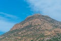 Castle of San Julian on a hill at Cartagena, Spain Royalty Free Stock Photo