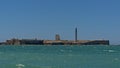 Castle of San Sebastian, sea fort on the coast of in Cadiz