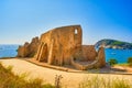 Castle of Sant Esteve. Palamos, Girona, Catalonia, Spain Royalty Free Stock Photo