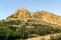 Castle of Santa Barbara, Alicante Spain Royalty Free Stock Photo