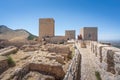 Castle of Santa Catalina Interior - Jaen, Spain Royalty Free Stock Photo