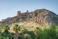 Castle of Santa Catalina and Santa Catalina Hill - Jaen, Spain Royalty Free Stock Photo