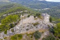 Castle of Santa Maria de Miralles Spain Royalty Free Stock Photo