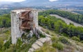 Castle of Santa Maria de Miralles Spain Royalty Free Stock Photo