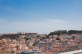 The Castle of Sao Jorge, the historical centre of Lisbon, Portugal Royalty Free Stock Photo