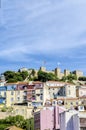 Castle Sao Jorge, Lisbon, Portugal Royalty Free Stock Photo