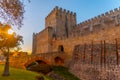 Castle of Sao Jorge in Lisbon, Portugal Royalty Free Stock Photo
