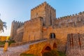 Castle of Sao Jorge in Lisbon, Portugal Royalty Free Stock Photo