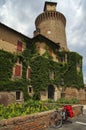 Castle of Sartirana Lomellina (Italy)