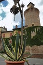 Castle of Sartirana Lomellina (Italy)