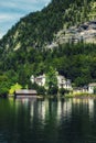 Castle Schloss Grub on the HallstÃÂ¤tter See Lake, Austria Royalty Free Stock Photo