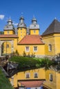 Castle of Schloss Holte-Stukenbrock with reflection in the water Royalty Free Stock Photo