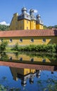 Castle of Schloss Holte-Stukenbrock with reflection in the water Royalty Free Stock Photo