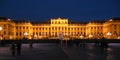 Castle Schoenbrunn by night - Wien / Vienna Royalty Free Stock Photo