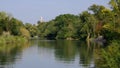 Castle Schoenburg and river Saale