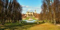 Castle Schwerin in the autumn sun. Mecklenburg-Vorpommern, Germany