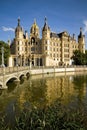 Castle of schwerin in germany Royalty Free Stock Photo