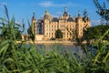 Castle schwerin in germany in the summer Royalty Free Stock Photo